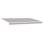 vidaXL Auvent Rétractable Gris clair 500 × 300 cm Tissu et Métal