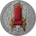 Monnaie PERSIAN EMPIRE Legacy of the Greatest Empires 2 Oz Argent 2000 Francs Cameroon 2026