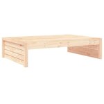 vidaXL Repose-pied de jardin 120x80 cm bois de pin massif