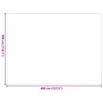 vidaXL Tapis d'extérieur ARAKIL Noir et gris 300 x 400 cm PP