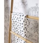 CHILDHOME Couverture pour bébé 100x80 cm Jersey Léopard