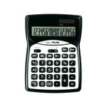 Calculatrice noire 16 chiffres