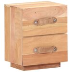 vidaXL Table de chevet 40x30x50 cm Bois de récupération massif