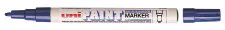 Marqueur PAINT Marker PX21 Pointe conique fine 0,8 - 1,2mm Bleu Foncé x 12 UNI-BALL
