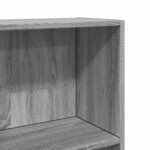 vidaXL Bibliothèque sonoma gris 40x24x176 cm bois d'ingénierie