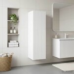 vidaXL Cabinet de Salle de Bain Mural Blanc 33 x 34 5 x 100 cm