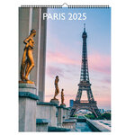 Calendrier Mural 2025 Décoration 29x39 Cm - Paris - Draeger paris