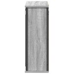 vidaXL Armoire murale de salle de bain miroir sonoma gris 50x21x60 cm