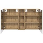 vidaXL Ensemble de Meubles de Salle de Bain 3 Pièces 120 x 14 5 x 70 cm