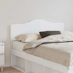 vidaXL Tête de lit Blanc 120 cm Bois d'ingénierie