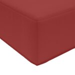 vidaXL Coussin de Siège d'Extérieur Bordeaux 40 x 40 x 8 cm