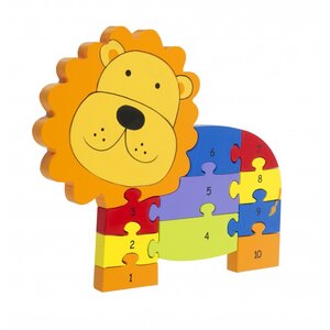 Puzzle en Bois Nombres Lion - Orange Tree Toys