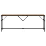 vidaXL Table console chêne artisanal 200 x 29 x 75 cm