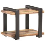 vidaXL Table de chevet 50x40x40 cm Bois de récupération massif