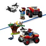 Lego 60300 city wildlife le quad de sauvetage des animaux sauvages avec figurines