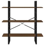 vidaXL Bibliothèque Chêne marron 100x30x105 cm Bois d'ingénierie