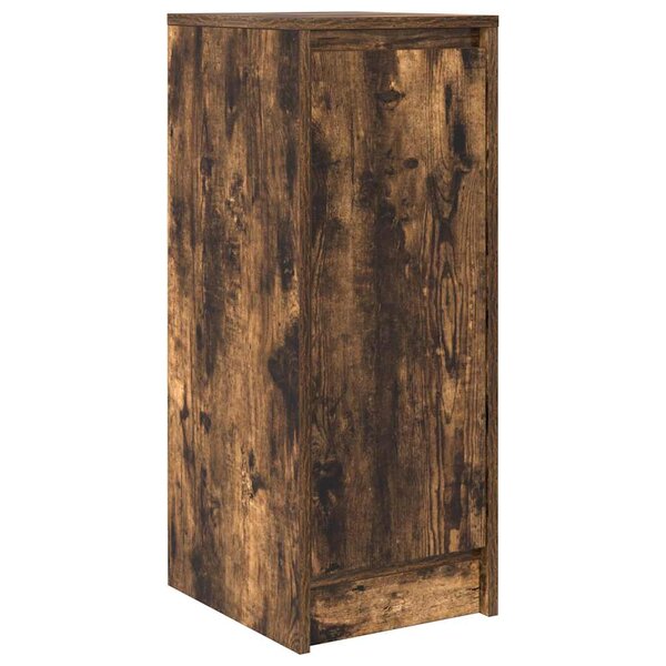 vidaXL Buffet chêne fumé 29 5x34x76 cm bois d'ingénierie