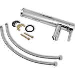 vidaXL Dix pièces pour salle de bains avec lavabo et robinet noir