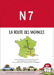 Collector 8 timbres - Nationale 7 - Paris - Lyon - Lettre Verte
