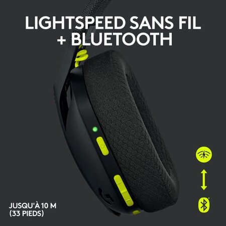 Logitech G435 - Casque gaming Bluetooth sans fil -- NEUF