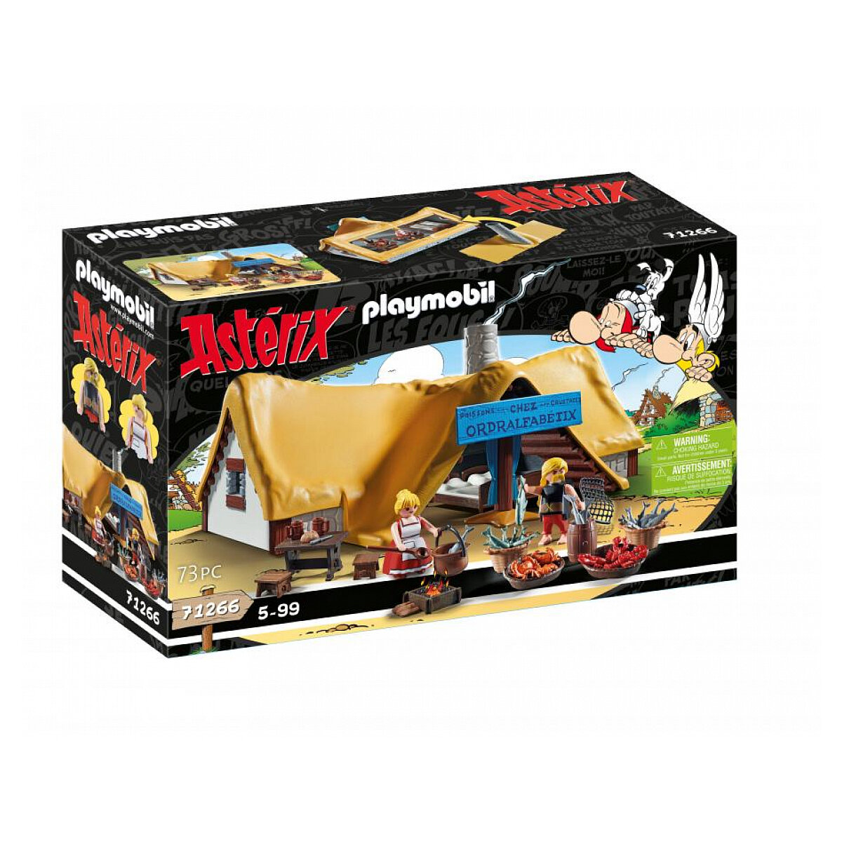 Figurines Astérix Et Sa Maison Avec Fond - Occasion, Collection