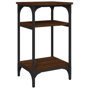 vidaXL Table d'appoint Chêne marron 35x30x60 cm Bois d'ingénierie