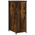 vidaXL Tables de chevet 2 Pièces chêne fumé 32x42x80 cm bois d'ingénierie