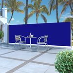 vidaXL Auvent latéral rétractable 160 x 500 cm Bleu