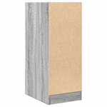 vidaXL Armoire apothicaire sonoma gris 30x41x77 5 cm bois d'ingénierie