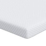 vidaXL Coussins de Matelas Blanc 90 x 190 cm