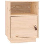 vidaXL Tables de chevet 2 Pièces 40x34x55 cm Bois de pin massif