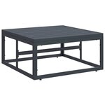 vidaXL Ensemble de canapé de jardin 10 Pièces Anthracite Acier