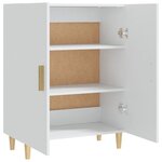 vidaXL Buffet Blanc 70x34x90 cm Bois d'ingénierie