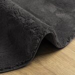 vidaXL Tapis 'HUARTE'doux à poils courts et lavable anthracite 80x150 cm