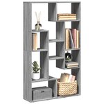 vidaXL Bibliothèque sonoma gris 72x20x120 cm bois d'ingénierie