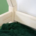 Lit cabane enfant NAKANA 120 x 200 vert sauge