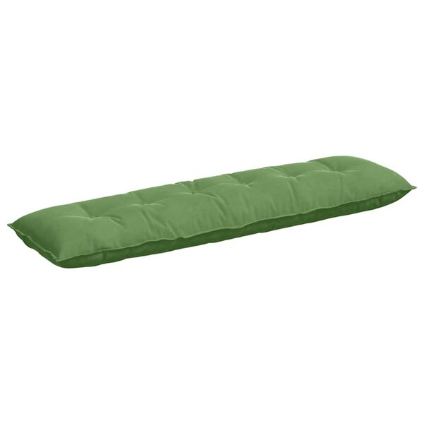 vidaXL Coussin de Dos Vert clair 180 x 50 cm Tissu en velours côtelé