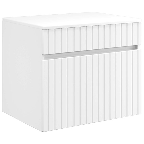 vidaXL Cabinet de Salle de Bain Mural Blanc 59 x 44 5 x 50 cm