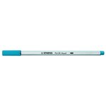 Feutre pinceau pen 68 brush  bleu clair x 10 stabilo