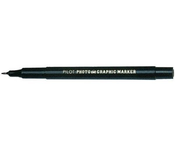 Marqueur permanent pour photo 'Photographic', noir encre permanente PILOT