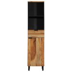 vidaXL Meuble de Lavabo de Salle de Bain Bois d'Acacia Massif