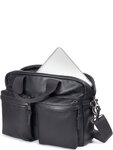 Sacoche ordinateur eastpak tomec en cuir ref_eas36613-762-blackleather