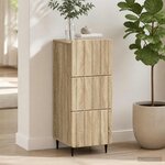 vidaXL Armoire à tiroirs 33 x 34 5 x 92 cm Bois d'ingénierie