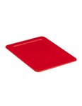 (COUVERCLE ROUGE POUR BAC 10L) Couvercle pour bac gerbable et emboîtable ROUGE 327 X 241 pour bac 10 L