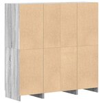 vidaXL Ensemble d'armoires de cuisine 3 Pièces sonoma gris