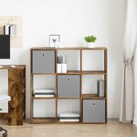 vidaXL Buffet Chêne fumé 102 x 31 x 99 5 cm