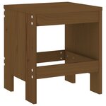 vidaXL Tabourets de jardin lot de 2 marron miel 40x36x45 cm pin massif