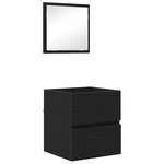 vidaXL Cabinet de Salle de Bain Autre Chêne noir 41 x 38.5 x 45 cm