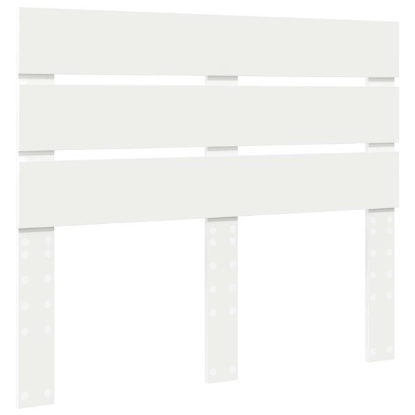 vidaXL Tête de lit Blanc 120 cm Bois d'ingénierie