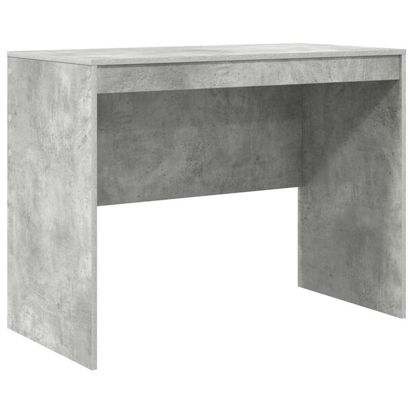 vidaXL Bureau Gris béton 100 x 50 x 76 cm